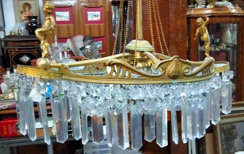 Lampadario impero francese - lampadario,