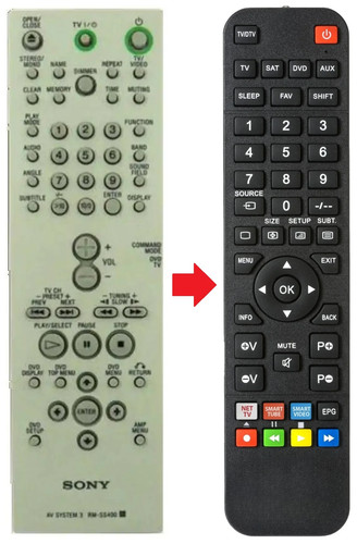 Telecomando adatto per sony - adatto,
