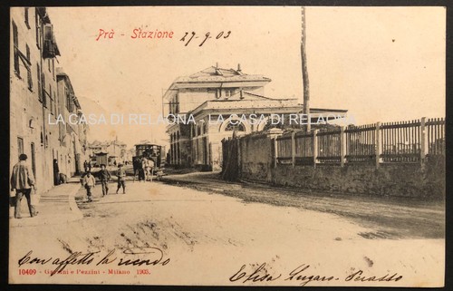Cartolina pra stazione - cartolina, pra'