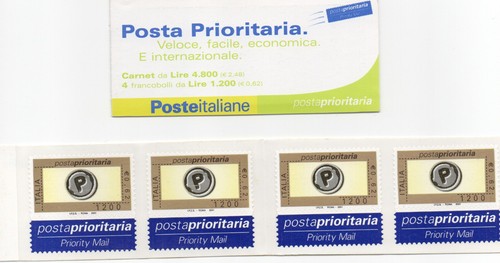 Italia 2001 libretto posta - italia,