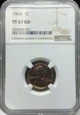 1964 proof lincoln - 1964, 1c