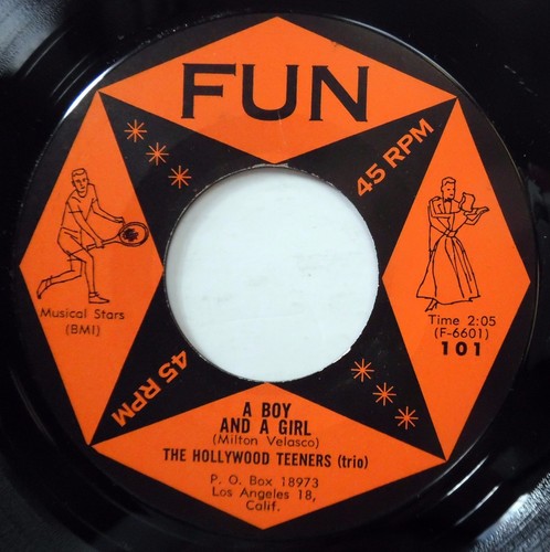 The hollywood teeners - a, boy