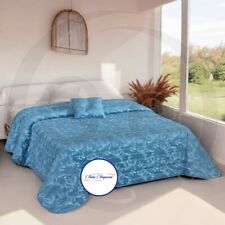 Trapuntino Matrimoniale Primaverile Laura Blasi Maribel In Velluto Con Cuscino