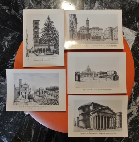 Roma cartoline disegni - cartoline,