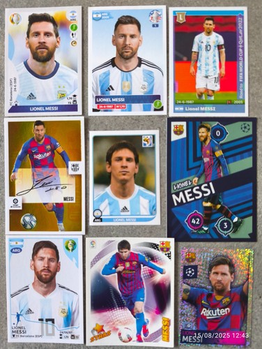 Figurina lionel messi panini - lionel,