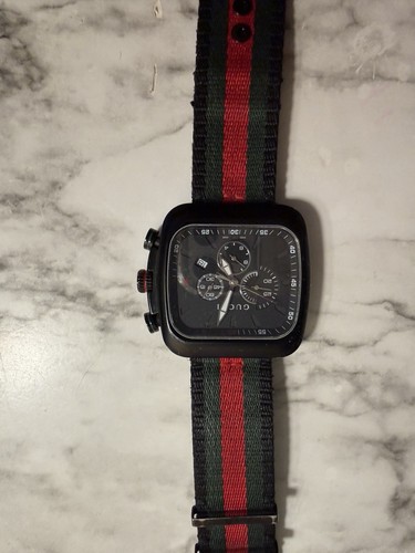 Gucci chronograph square black - chronograph,