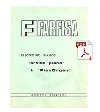 FARFISA ARTIST PIANO + PIANORGAN Service Manual Schaltplan Schemi Schematics PDF