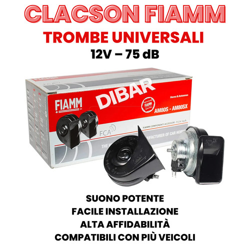 Coppia clacson fiamm - coppia, di