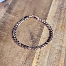 Bracciale In Catena Curb Rosa