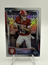 2025 Bowman Chrome U Fernando Mendoza 1° Bowman White Shimmer 4/15 #109