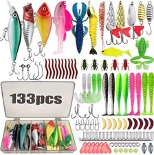 133pc artificial lure fishing - artificial,