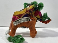 Fabric Patchwork Elephant Folk
