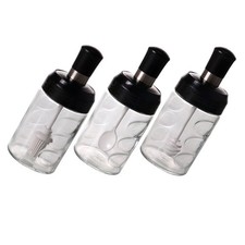 1 Set / 3PCS Barattolo di spezie in con supporto per condimento da cucina