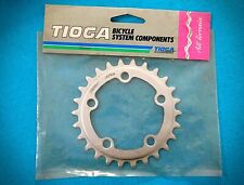 CHAINRING NOS TIOGA 26 denti CORONA 26T MTB  NUOVA blister acciaio silver 74 bcd