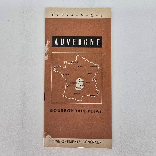1953 francia brochure vintage - francia,