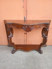 Console in legno di noce '800