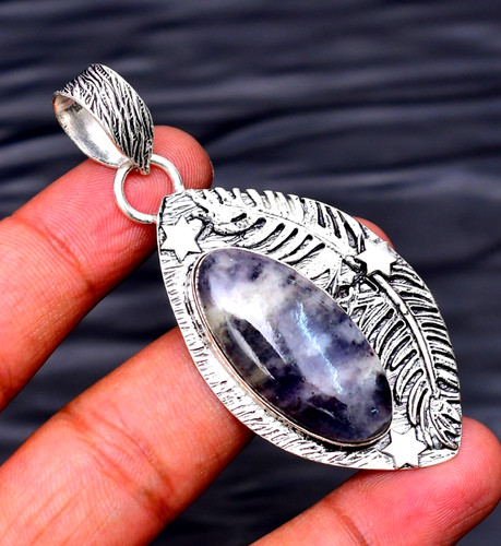 Gemma sodalite argento