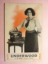 Macchina Underwood, da 20 anni a scrittura visibile. Rebora, Beuf & C. Rimini