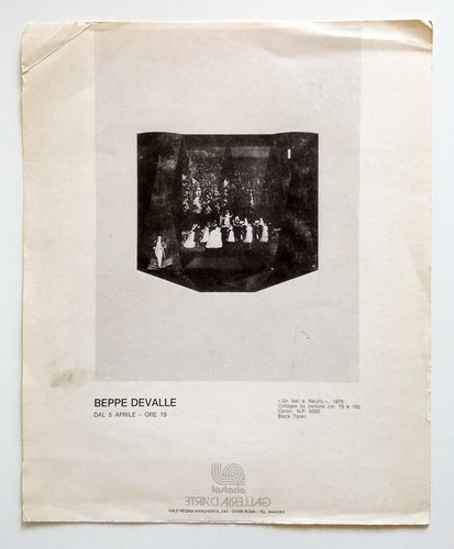 Beppe devalle invito ephemera - beppe,