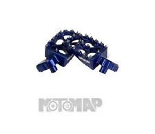 PEDANE MAGGIORATE ERGAL CNC SHERCO SE-R SEF-R 250 300 2014 2015 2016 2017  BLU