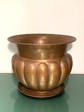 Vaso Rame Battuto A Mano Con