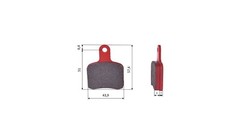 Pastiglie dei freni - , (set