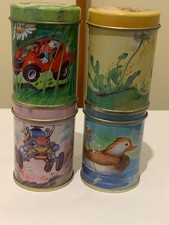 BARATTOLINI MULINO BIANCO CON  GADGET SERIE DIVERSE LOTTO 4 PEZZI ANNI '80