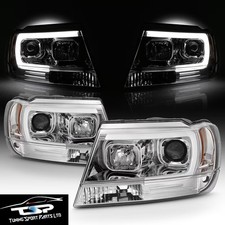 FARI ANTERIORI CROMO LED BAR