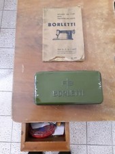 Antica macchina per cucire BORLETTI usata Completa Di Mobile