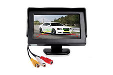 Monitor Retromarcia Auto 12V TFT LCD 4.3" Display Regolabile Parcheggio PAL/NTSC