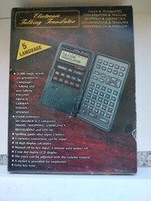 Traduttore linguistico vintage portatile multilingua ENG GER FRA ITA SPA