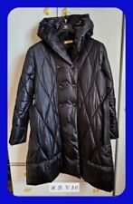 ?Piumino da Donna con Cappuccio e Cinta Elegante Colore Nero Taglia XL?