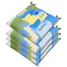 Set 4 Cuscini Sedia Fiori