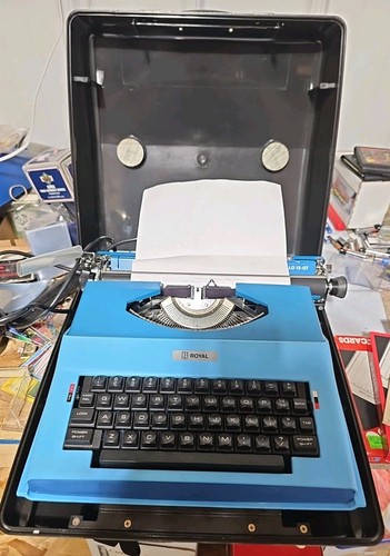 Macchina scrivere blue - da,