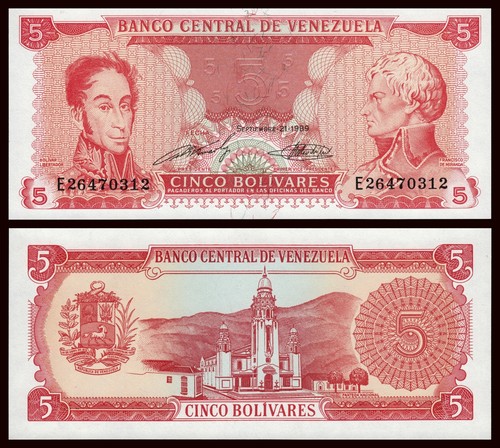 Venezuela bolívares - 5,