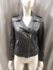 Giubbotto Donna Vera Pelle Nappata Liscia Zara taglia m