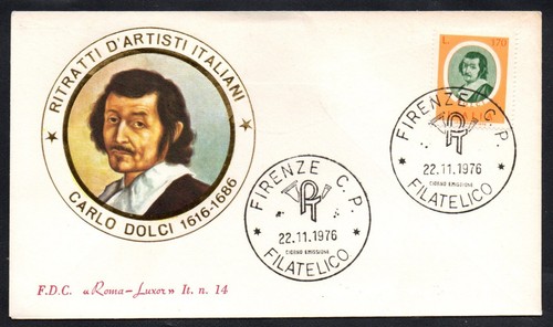 Fdc roma luxor 1976 - luxor, artisti