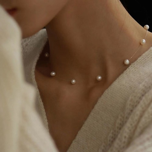 Collana catena perle estiva - di,