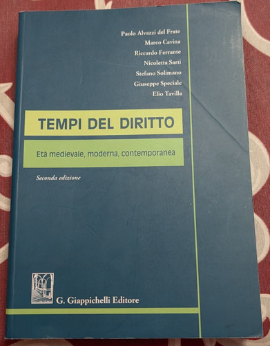 Tempi del diritto età - diritto.,