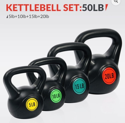 Set pesi kettlebell - in, ghisa
