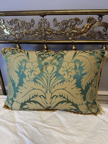 Cuscino decorativo verde oro - decorativo,
