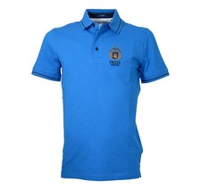 AERONAUTICA MILITARE Polo Uomo In Pique Patch Frecce Tricolori PO1850 Bluette