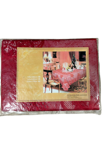 Tovaglia pizzo rosso 140 x - tovaglia,