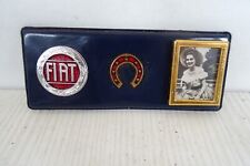 badge magnetico Fiat con portafoto per auto d'epoca Fiat 500 600 multipla