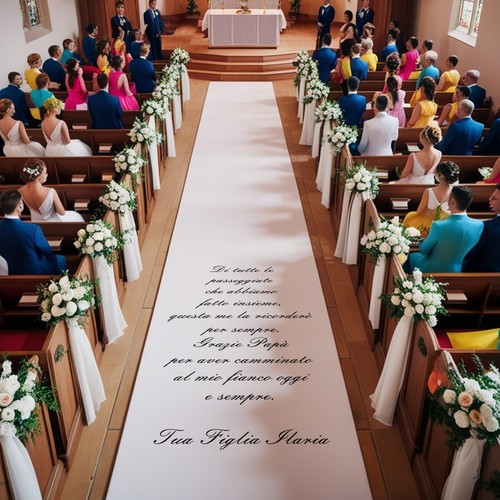 Tappeto matrimonio tutte - matrimonio, di
