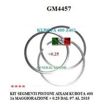 SERIE SEGMENTI PISTONE + 0,25