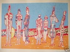 Antonio Vangelli serigrafia 50x70 