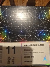 Air Jordan 3 5Lab3 nero