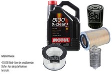 Febi Bilstein pacchetto ispezione 5 L Motul 8100 X-clean + 5W30 per VW Transporter