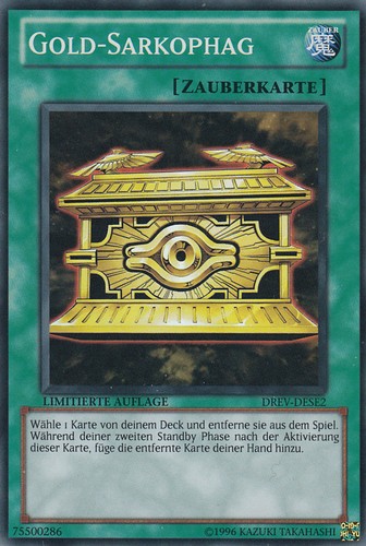 Sarcofago oro sr - yu-gi-oh,,